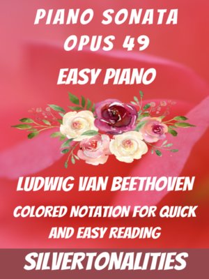 cover image of Piano Sonata Opus 49 Number 1 and 2 Easy Piano Sheet Music
